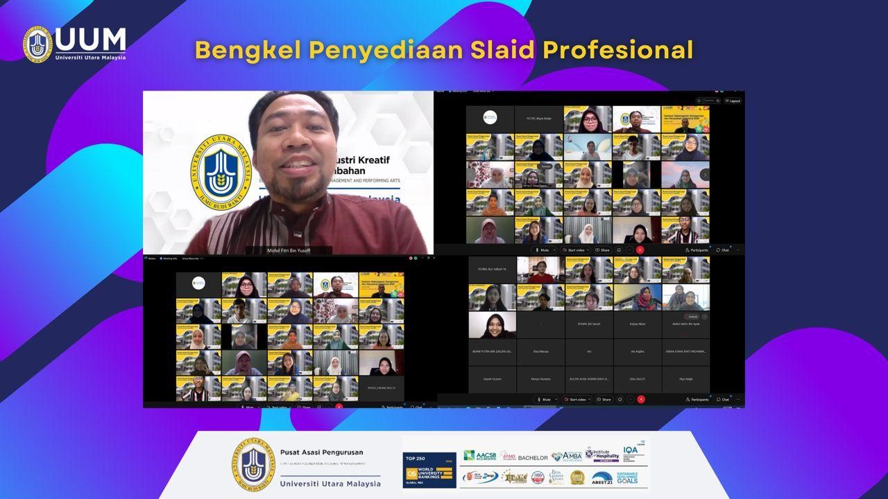 Bengkel Penyediaan Slaid Profesional, Persatuan Pelajar Asasi Pengurusan Sesi 2021/2022